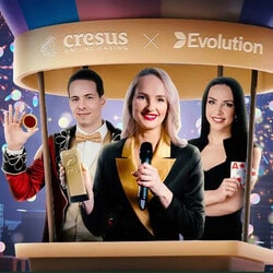 Blackjack en live Evolution sur Cresus Casino