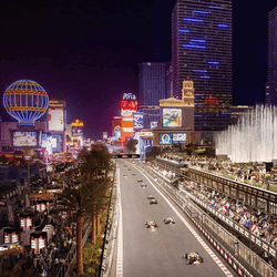 Les travaux routiers pour le Grand Prix de F1 a las Vegas débutent