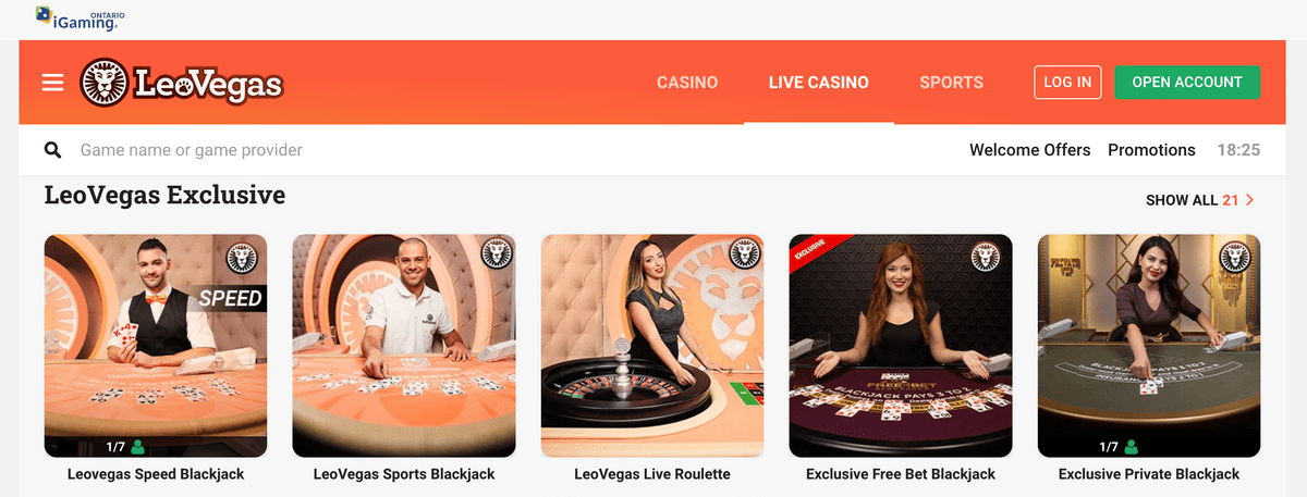 Leovegas casino legal en Ontario