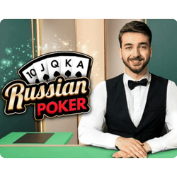 table Russian Poker du logiciel Ezugi