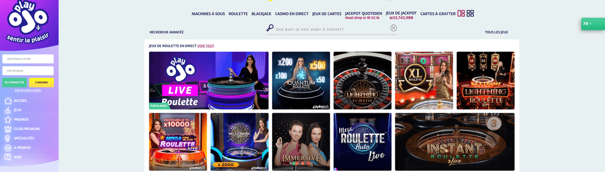 PlayOjO Live Casino Ontario