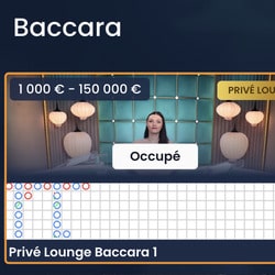 Privé Lounge Baccarat