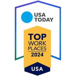 USA Today Top Workplaces Gold Award