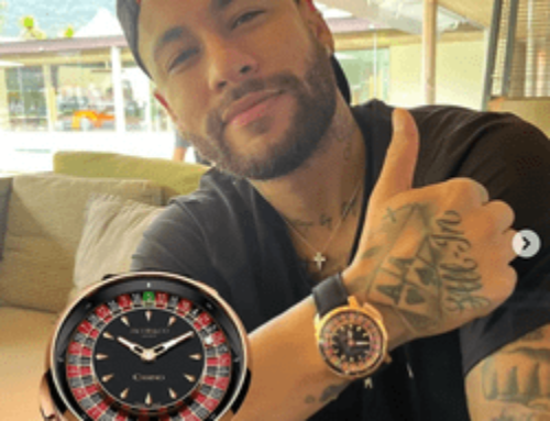 La roulette Jacob & Co Casino Tourbillon au poignet de Neymar