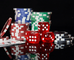 Jetons de casino terrestre