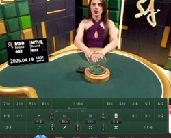 Live Thai HiLo du logiciel SA Gaming