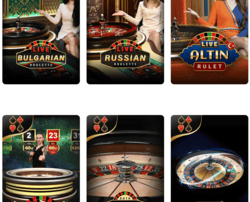 Jeux en Live Amusnet