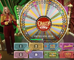 Roue de la Chance CrazyTime