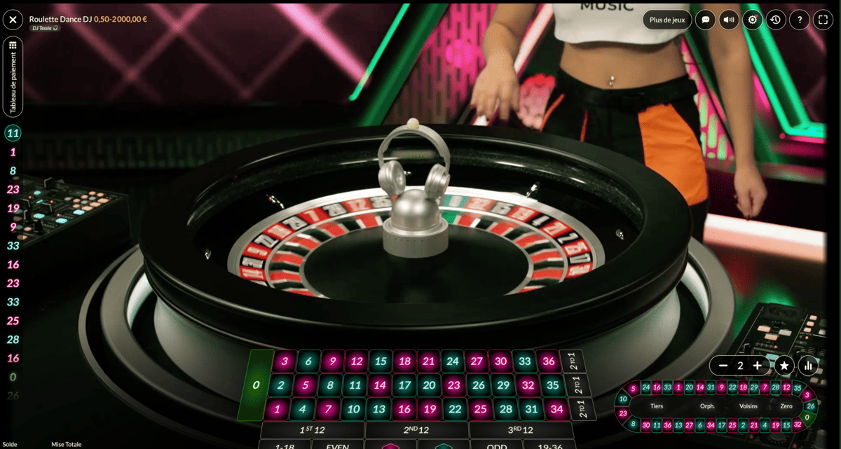 Roue de DJ Dance Roulette