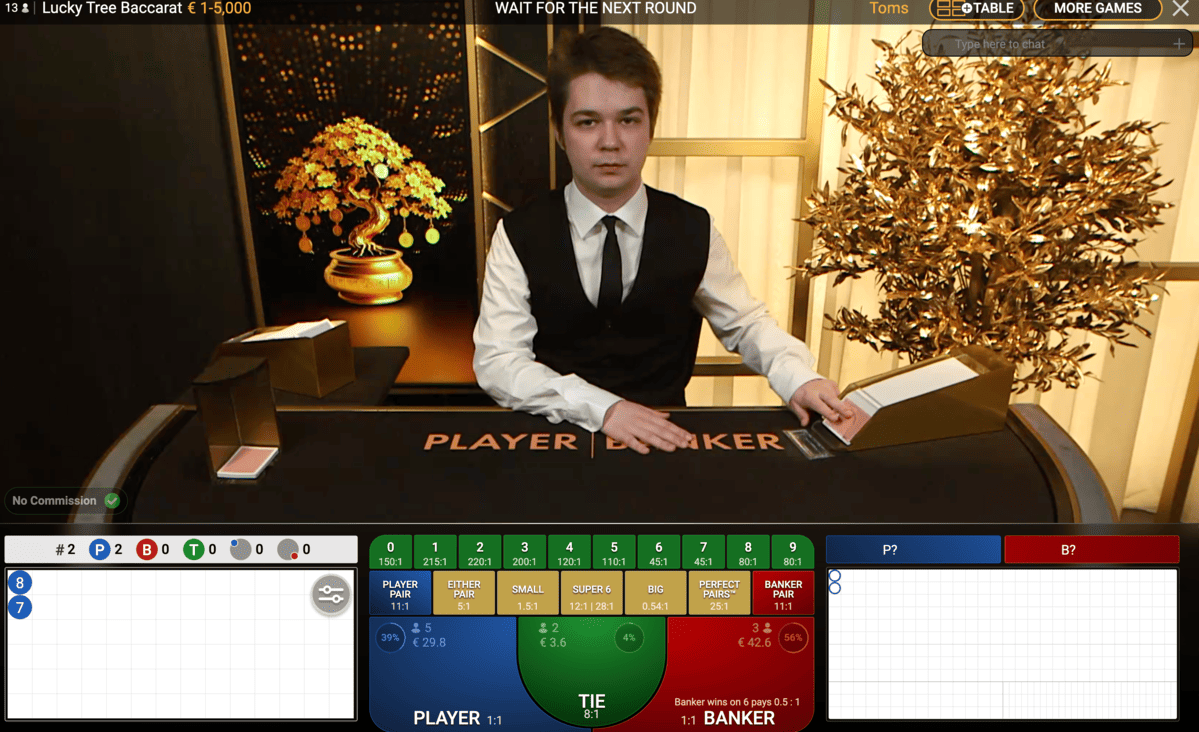 Live Lucky Tree Baccarat