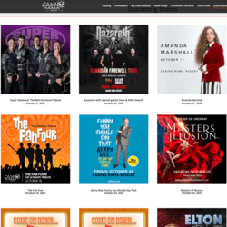 Quels spectacles au Casino Rama Resort en octobre 2025 ?