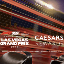 Partenariat Caesars Entertainment et F1 prolongé jusqu’en 2030