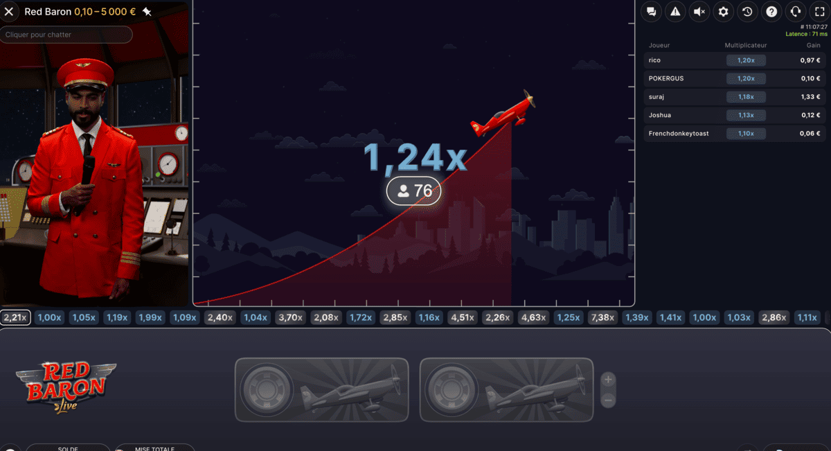 Jeu de Hasard Red Baron Red Baron