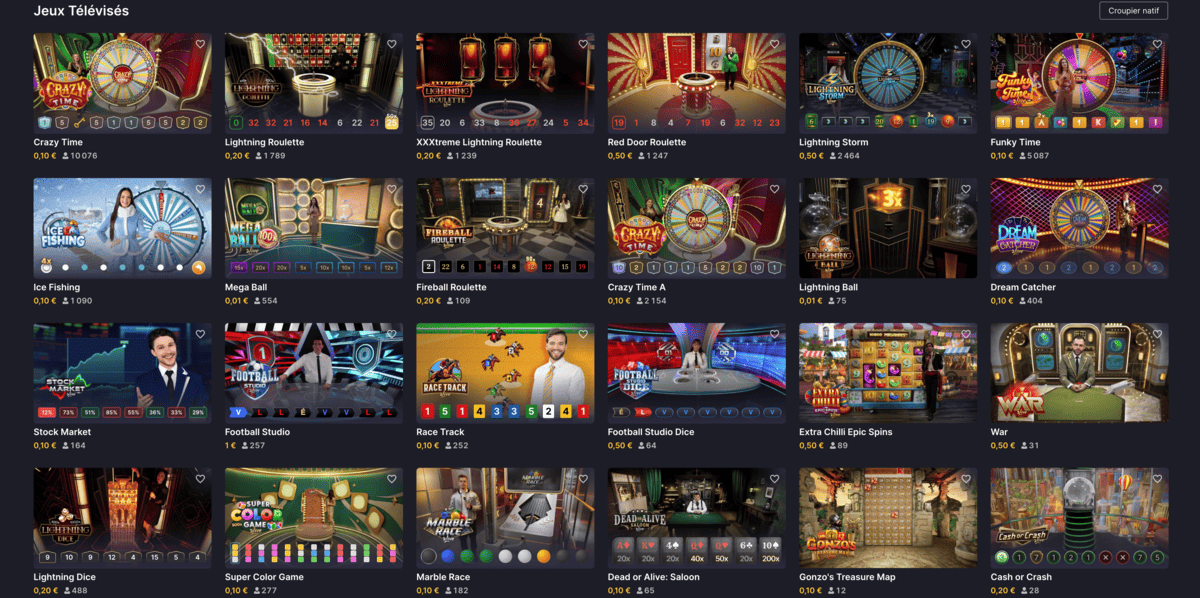 TV Shows en Live TV Shows en Live