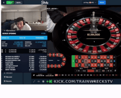 Trainwrecks gagne a la Roulette en live