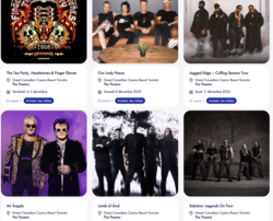 Divertissements au Casino de Toronto en Décembre 2025