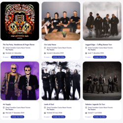 Décembre 2025 : les spectacles du Great Canadian Casino Toronto