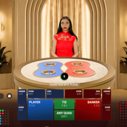 Croupier en direct sur Bac & Dice