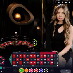 Croupiere a la table French Roulette d'Iconic21